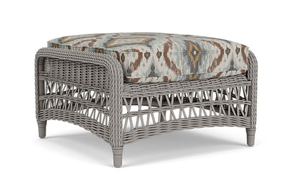 Lloyd Flanders - Mackinac Ottoman In Putty Finish With Yoko Mist Fabric - 273017059727 view 2