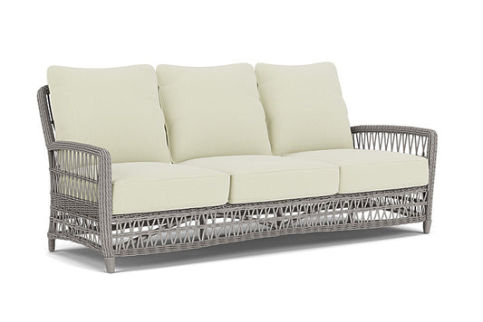 Lloyd Flanders - Mackinac Sofa In Putty Finish With Bamboo Bay Meadow Fabric - 2730550592060 view 1