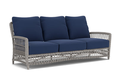 Lloyd Flanders - Mackinac Sofa In Putty Finish With Beach Navy Fabric - 2730550592013 view 1