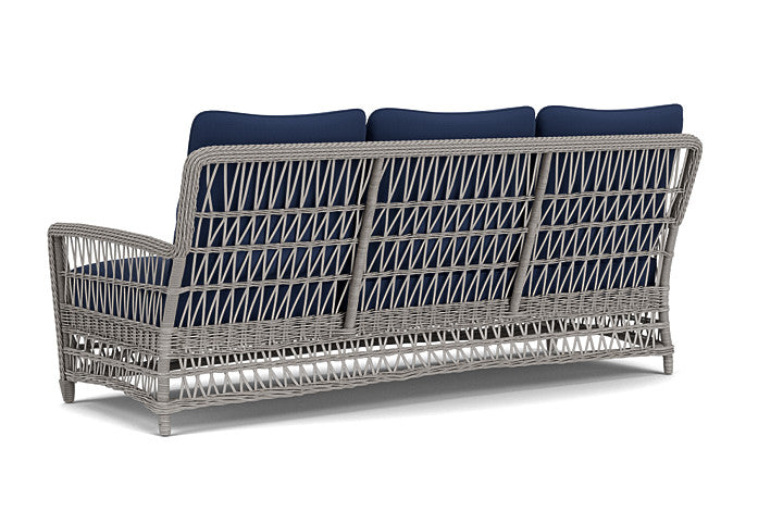 Lloyd Flanders - Mackinac Sofa In Putty Finish With Beach Navy Fabric - 2730550592013 view 2