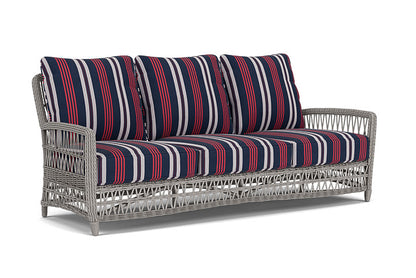 Lloyd Flanders - Mackinac Sofa In Putty Finish With Berkely Hall Navy Fabric - 2730550592063 view 1