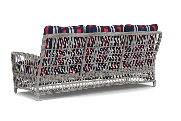 Lloyd Flanders - Mackinac Sofa In Putty Finish With Berkely Hall Navy Fabric - 2730550592063 view 2