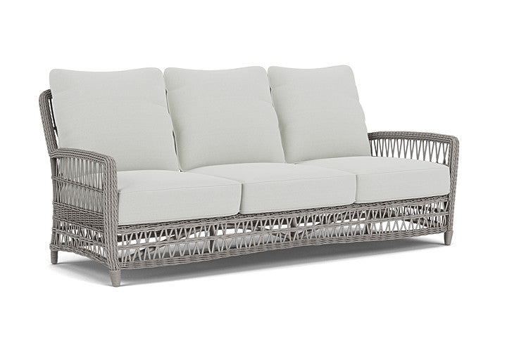 Lloyd Flanders - Mackinac Sofa In Putty Finish With Bright Side Fog Fabric - 2730550592012 view 1