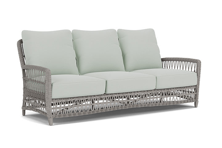 Lloyd Flanders - Mackinac Sofa In Putty Finish With Callen Celadon Fabric - 2730550592024 view 1