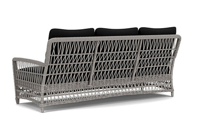 Lloyd Flanders - Mackinac Sofa In Putty Finish With Canvas Black Fabric - 273055059157 view 2