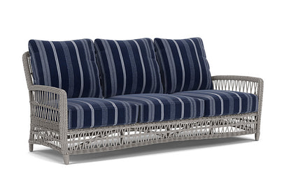 Lloyd Flanders - Mackinac Sofa In Putty Finish With Consider Indigo Fabric - 2730550591969 view 1