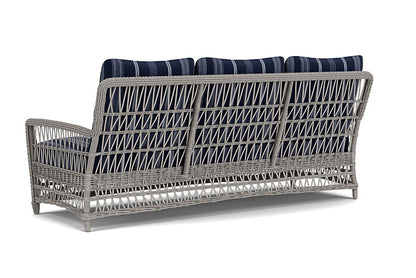 Lloyd Flanders - Mackinac Sofa In Putty Finish With Consider Indigo Fabric - 2730550591969 view 2