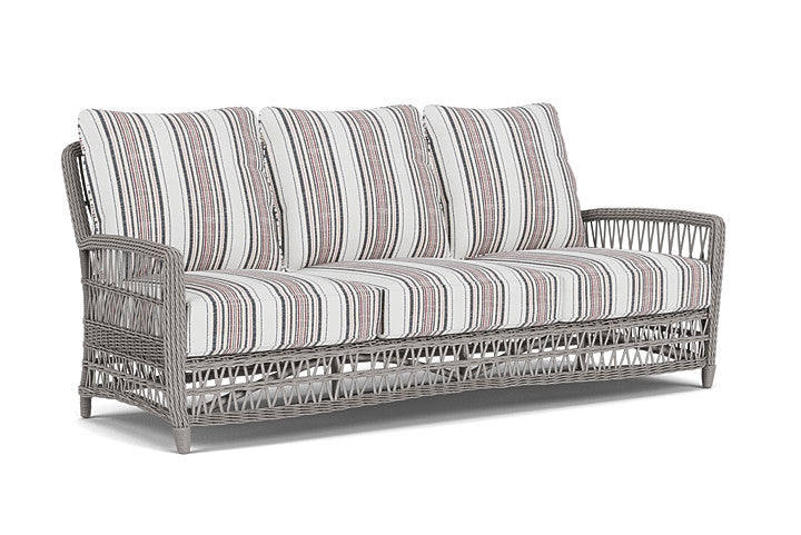Lloyd Flanders - Mackinac Sofa In Putty Finish With Deering Cadet Fabric - 2730550592047 view 1