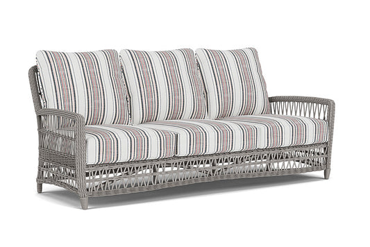 Lloyd Flanders - Mackinac Sofa In Putty Finish With Deering Cadet Fabric - 2730550592047 view 1