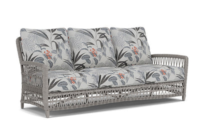 Lloyd Flanders - Mackinac Sofa In Putty Finish With Delicate Botanical Slate Fabric - 2730550592076 view 1