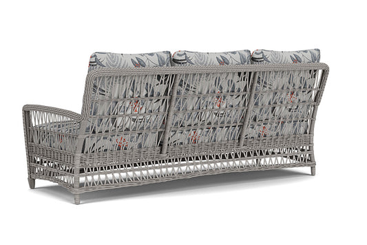 Lloyd Flanders - Mackinac Sofa In Putty Finish With Delicate Botanical Slate Fabric - 2730550592076 view 2