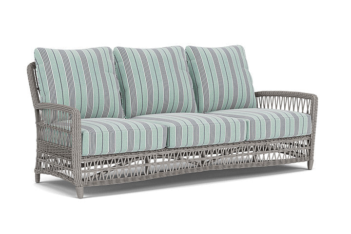 Lloyd Flanders - Mackinac Sofa In Putty Finish With Hansen Seaglass Fabric - 2730550591926 view 1
