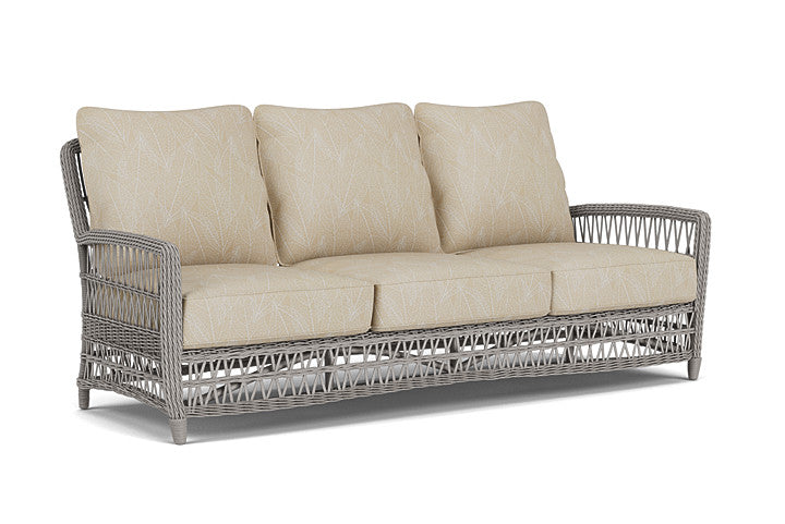 Lloyd Flanders - Mackinac Sofa In Putty Finish With Laurel Ecru Fabric - 2730550592057 view 1
