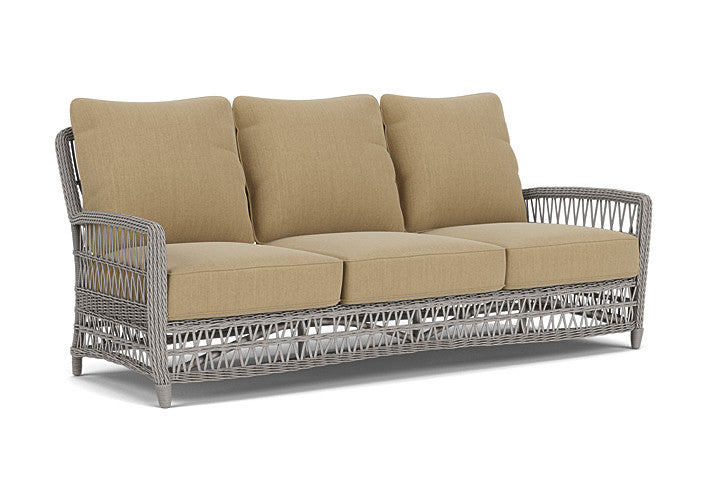 Lloyd Flanders - Mackinac Sofa In Putty Finish With Loveboat Saffron Fabric - 2730550592009 view 1
