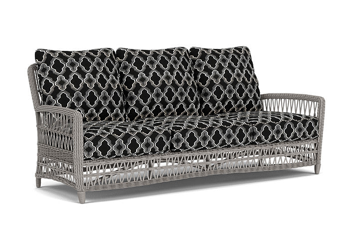 Lloyd Flanders - Mackinac Sofa In Putty Finish With Luna Onyx Fabric - 2730550592071 view 1