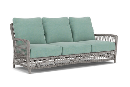 Lloyd Flanders - Mackinac Sofa In Putty Finish With Pavian Pool Fabric - 2730550592045 view 1