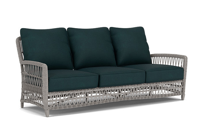 Lloyd Flanders - Mackinac Sofa In Putty Finish With Sandberg Lagoon Fabric - 2730550592039 view 1