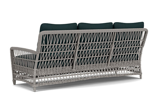 Lloyd Flanders - Mackinac Sofa In Putty Finish With Sandberg Lagoon Fabric - 2730550592039 view 2