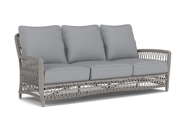 Lloyd Flanders - Mackinac Sofa In Putty Finish With Sandberg Pewter Fabric - 2730550592029 view 1