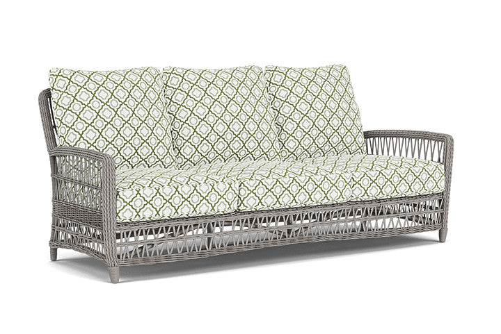 Lloyd Flanders - Mackinac Sofa In Putty Finish With Savannah Green Fabric - 2730550592064 view 1