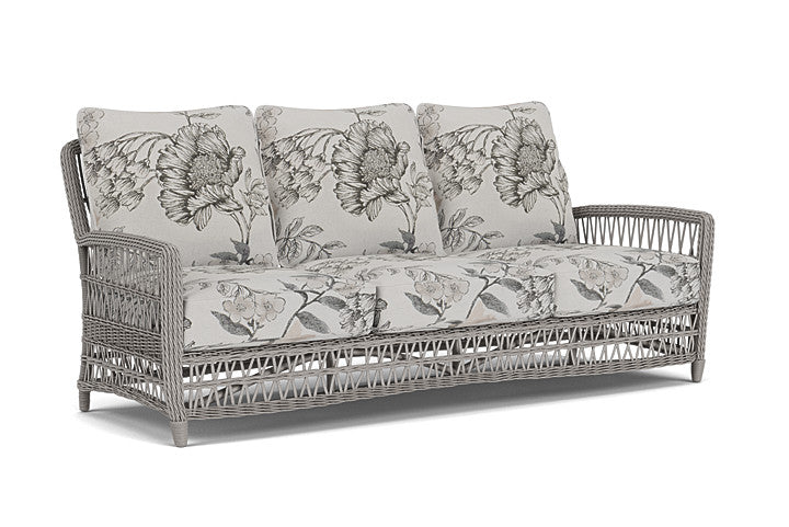 Lloyd Flanders - Mackinac Sofa In Putty Finish With Serena Floral Dove Fabric - 2730550592077 view 1