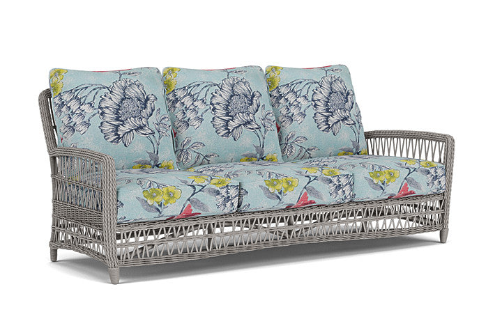 Lloyd Flanders - Mackinac Sofa In Putty Finish With Serena Floral Meadow Fabric - 2730550592079 view 1