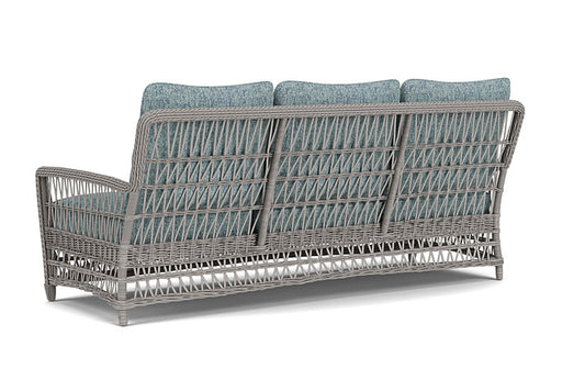 Lloyd Flanders - Mackinac Sofa In Putty Finish With Serene Ocean Fabric - 2730550592032 view 2