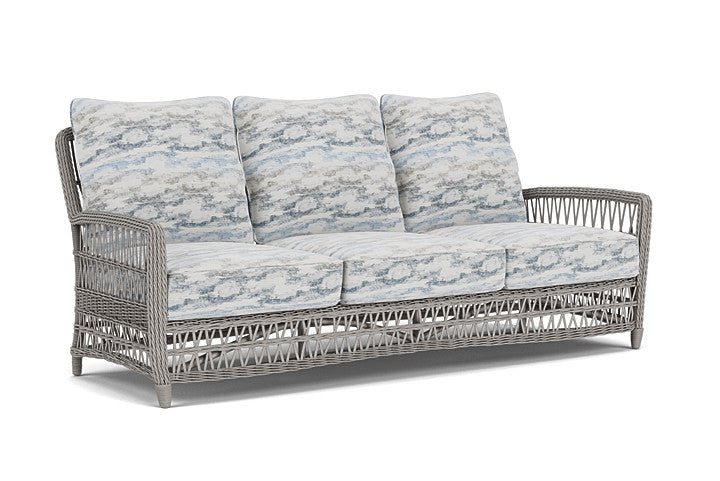 Lloyd Flanders - Mackinac Sofa In Putty Finish With Stratosphere Cloud Fabric - 2730550591966 view 1