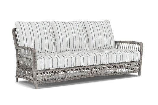 Lloyd Flanders - Mackinac Sofa In Putty Finish With Tamer Fog Fabric - 2730550592037 view 1