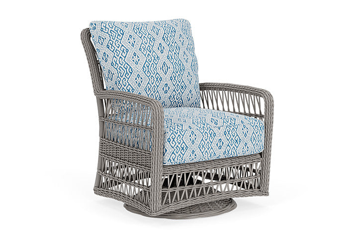 Lloyd Flanders - Mackinac Swivel Glider Lounge Chair In Putty Finish With Aman Capri Fabric - 2730910591800 view 1