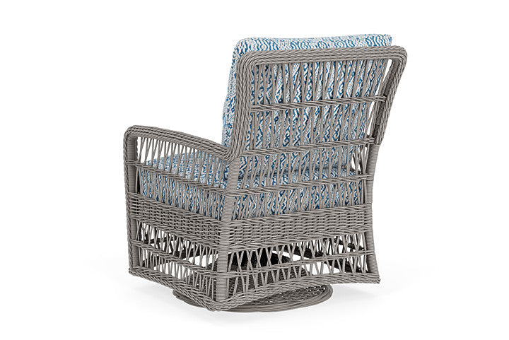 Lloyd Flanders - Mackinac Swivel Glider Lounge Chair In Putty Finish With Aman Capri Fabric - 2730910591800 view 2