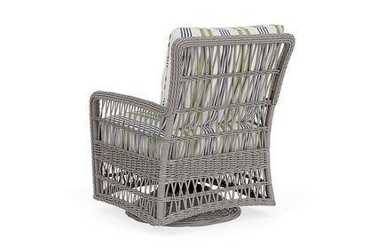 Lloyd Flanders - Mackinac Swivel Glider Lounge Chair In Putty Finish With Berkely Hall Green Fabric - 2730910592062 view 2