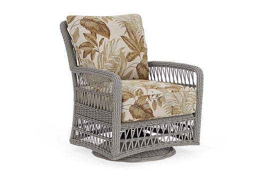 Lloyd Flanders - Mackinac Swivel Glider Lounge Chair In Putty Finish With Botanic Willow Fabric - 273091059164 view 1