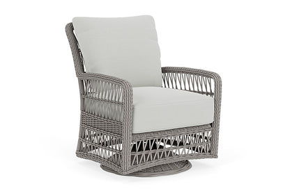 Lloyd Flanders - Mackinac Swivel Glider Lounge Chair In Putty Finish With Bright Side Fog Fabric - 2730910592012 view 1