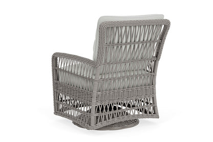 Lloyd Flanders - Mackinac Swivel Glider Lounge Chair In Putty Finish With Bright Side Fog Fabric - 2730910592012 view 2