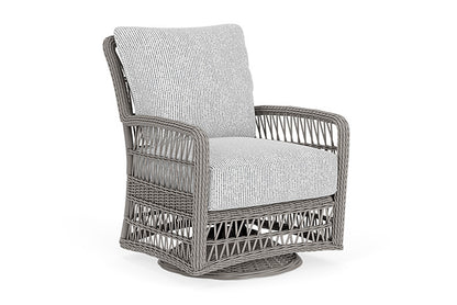 Lloyd Flanders - Mackinac Swivel Glider Lounge Chair In Putty Finish With Burson Domino Fabric - 2730910592035 view 1