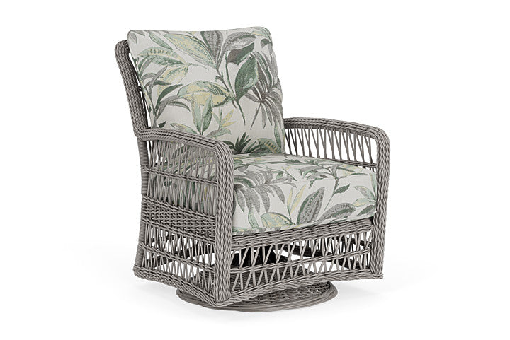 Lloyd Flanders - Mackinac Swivel Glider Lounge Chair In Putty Finish With Calidora Mist Fabric - 273091059094 view 1