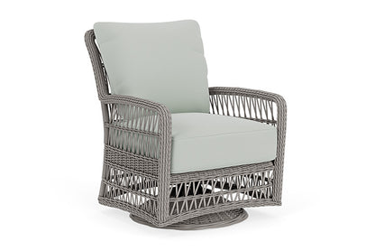 Lloyd Flanders - Mackinac Swivel Glider Lounge Chair In Putty Finish With Callen Celadon Fabric - 2730910592024 view 1