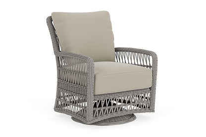 Lloyd Flanders - Mackinac Swivel Glider Lounge Chair In Putty Finish With Callen Driftwood Fabric - 2730910592023 view 1