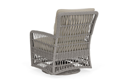 Lloyd Flanders - Mackinac Swivel Glider Lounge Chair In Putty Finish With Callen Driftwood Fabric - 2730910592023 view 2