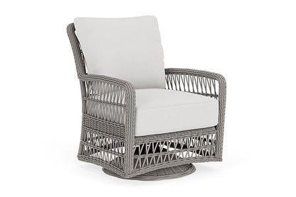Lloyd Flanders - Mackinac Swivel Glider Lounge Chair In Putty Finish With Canvas Natural Fabric - 273091059159 view 1