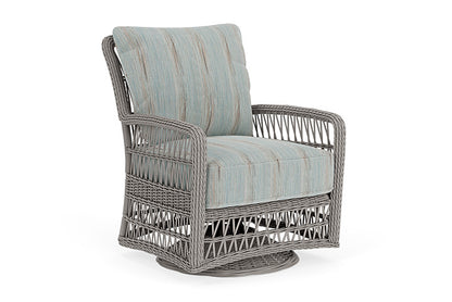 Lloyd Flanders - Mackinac Swivel Glider Lounge Chair In Putty Finish With Colorwave Mist Fabric - 2730910592072 view 1