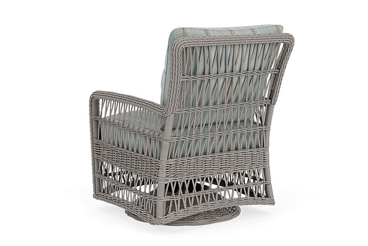 Lloyd Flanders - Mackinac Swivel Glider Lounge Chair In Putty Finish With Colorwave Mist Fabric - 2730910592072 view 2