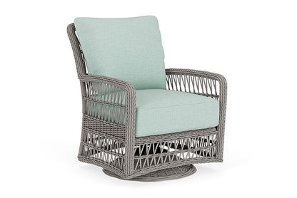 Lloyd Flanders - Mackinac Swivel Glider Lounge Chair In Putty Finish With Demo Mist Fabric - 273091059066 view 1