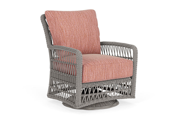 Lloyd Flanders - Mackinac Swivel Glider Lounge Chair In Putty Finish With Friendly Carnival Fabric - 2730910592043 view 1