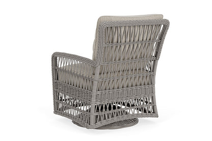 Lloyd Flanders - Mackinac Swivel Glider Lounge Chair In Putty Finish With Friendly Flax Fabric - 2730910592026 view 2