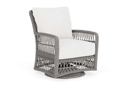 Lloyd Flanders - Mackinac Swivel Glider Lounge Chair In Putty Finish With Friendly Natural Fabric - 2730910592042 view 1