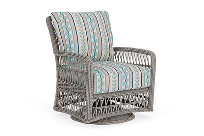 Lloyd Flanders - Mackinac Swivel Glider Lounge Chair In Putty Finish With Ilona Resort Fabric - 2730910592069 view 1