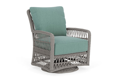 Lloyd Flanders - Mackinac Swivel Glider Lounge Chair In Putty Finish With Loveboat Mint Fabric - 2730910592010 view 1