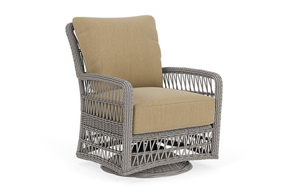 Lloyd Flanders - Mackinac Swivel Glider Lounge Chair In Putty Finish With Loveboat Saffron Fabric - 2730910592009 view 1